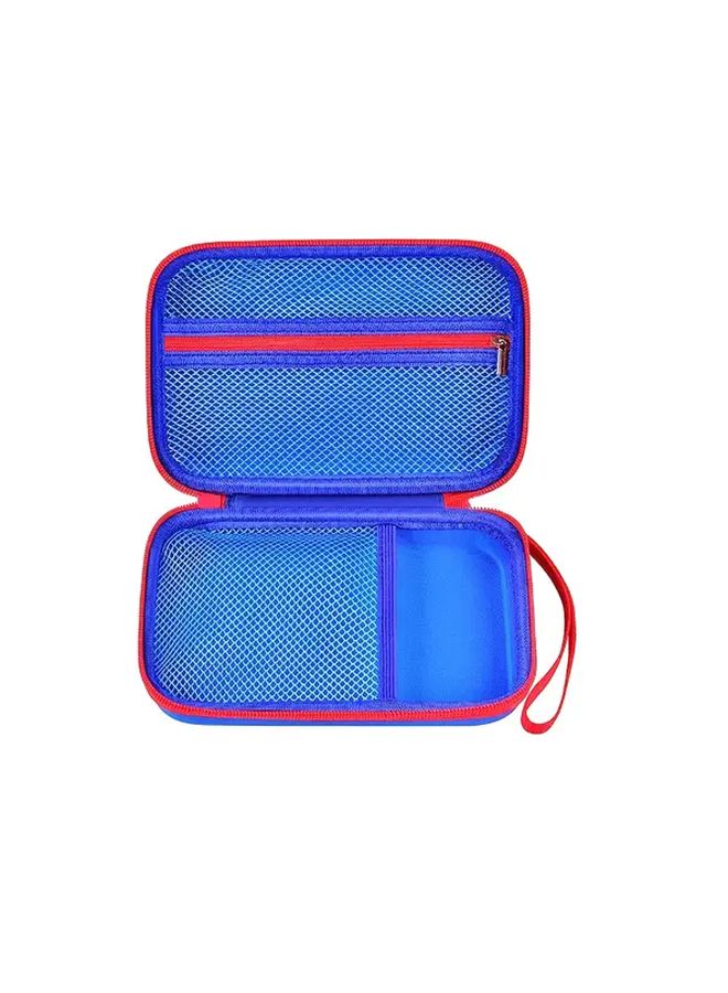 حافظة ألغاز جيكر سوبر سلايد الزرقاء المتينة من إيفا مع أقسام وسحاب - Image 1